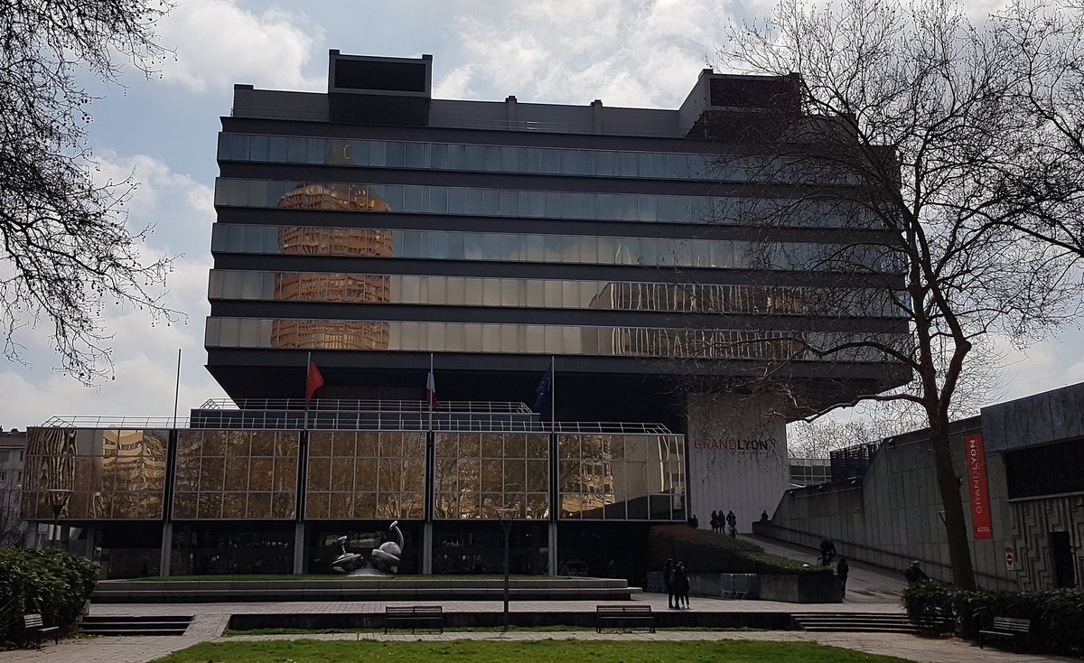 Le bâtiment de la communauté urbaine de Lyon