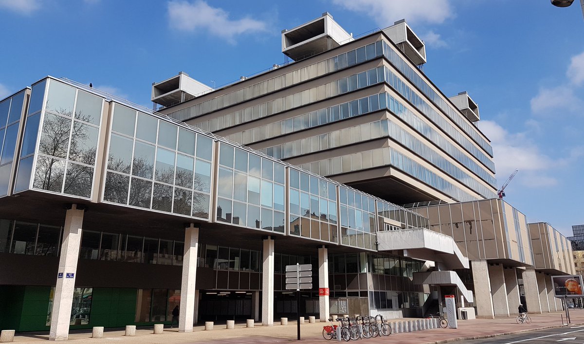 Le bâtiment de la communauté urbaine de Lyon