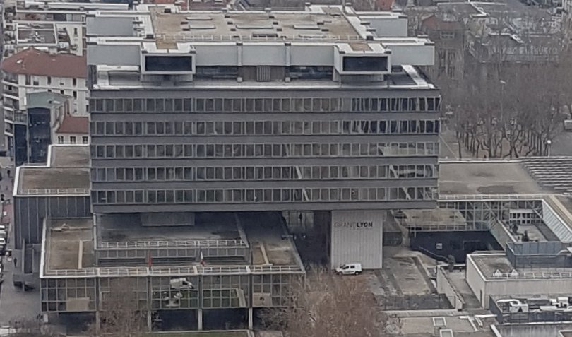 Le bâtiment de la communauté urbaine de Lyon