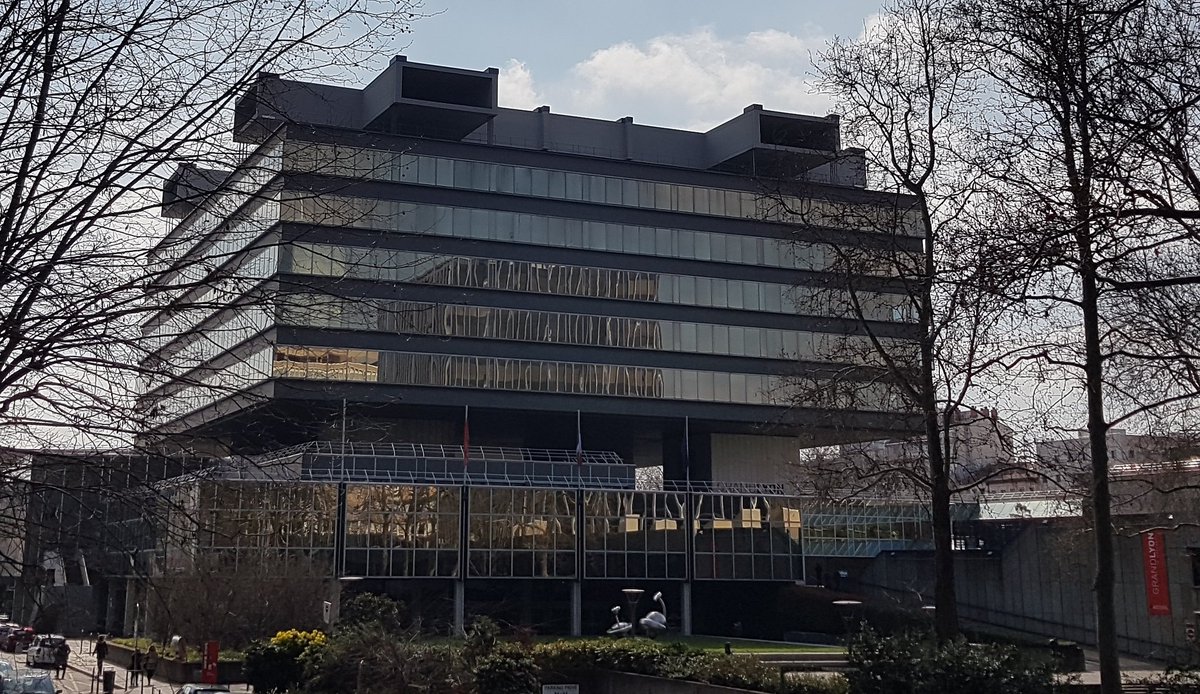 Le bâtiment de la communauté urbaine de Lyon